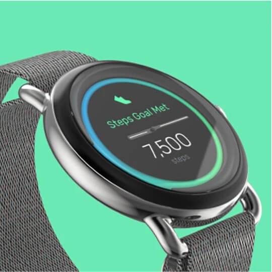 A mock of the 3plus helio watch interface