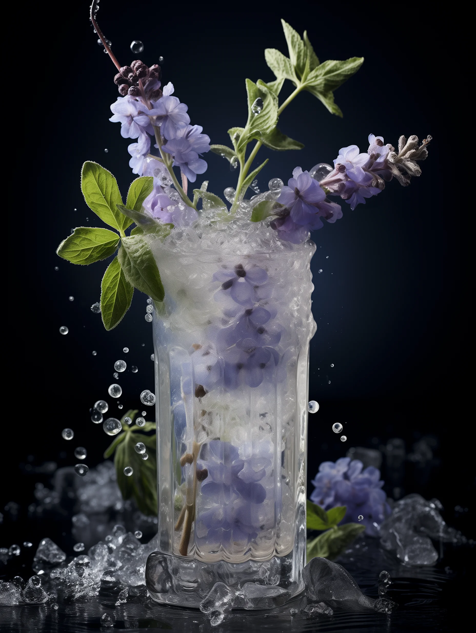 Snowflake Floral Gin